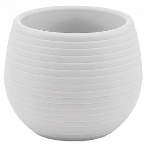 Горшок Serinova COLORFUL №3 круглый 0,55 л белый (ES03-KirliBeyaz 11461) 