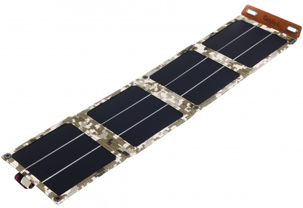 Зарядний пристрій розкладний Altek портативний 14W ALT-14 мілітарі