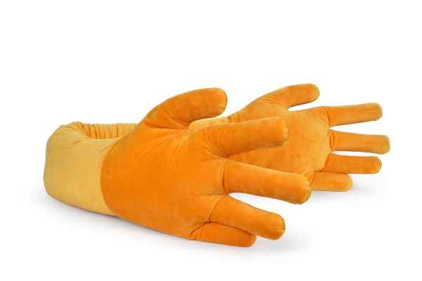 Подушка декоративная Руки обнимашки 30x172 см оранжевый WP Merchandise 