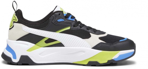 Кроссовки Puma TRINITY PUMA BLACK-PUMA WHITE-LIME SMASH 38928912 р.44 разноцветный