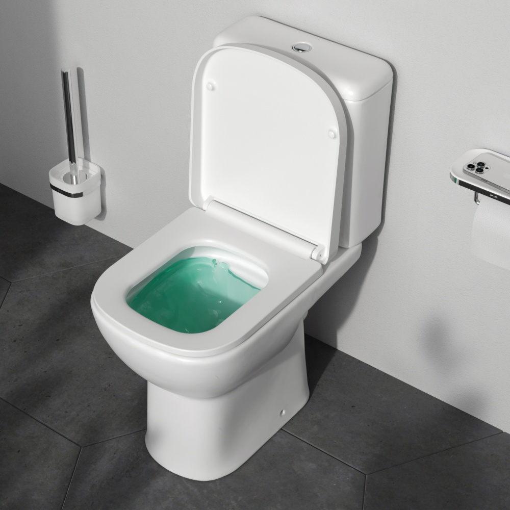 Унитаз-компакт AM.PM Sunny AquaSpin CLA8900SC с сидением микролифт