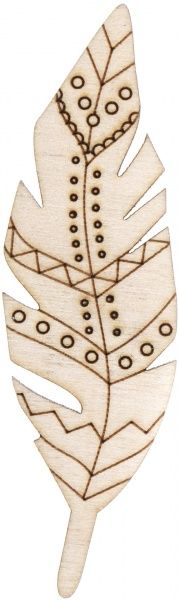 Заготовка для декорирования Перо 4D 30 