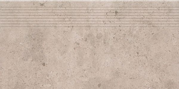 Плитка Ceramika Paradyz Starlight grys stopnica prosta mat. 30x60 