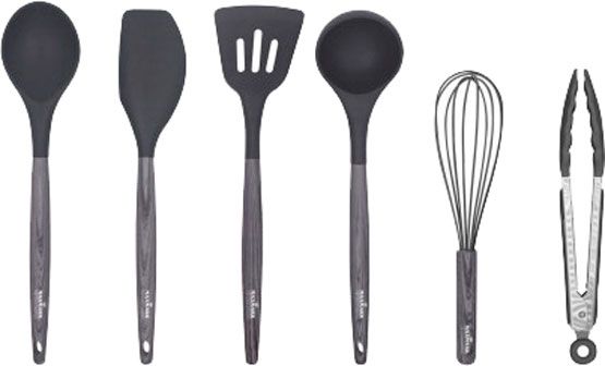 Набір кухонного приладдя 7 предметів на підставці MK-WF-KU02 Maxmark
