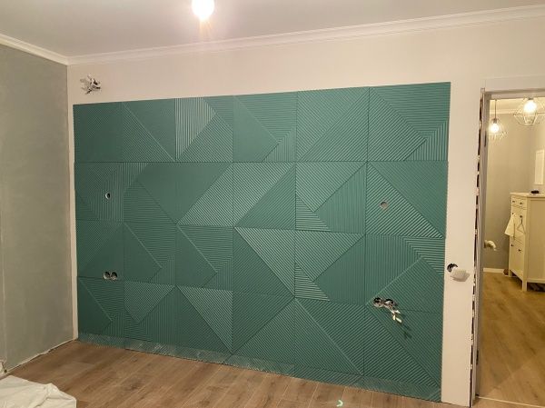 3D-панель гипсовая Gipster Лайнс 2 0.25 кв.м 