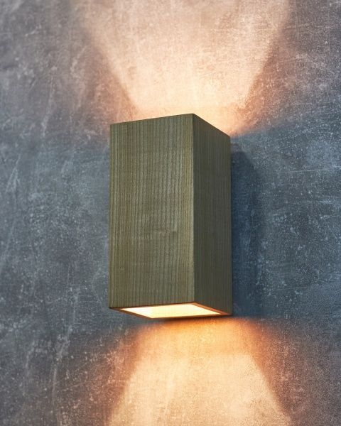 Светильник настенный Iterna Brygge L светлый ясень 2xG9 дерево светлое 