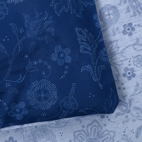 Комплект постельного белья Lamego семейный синий с голубым Lameirinho 