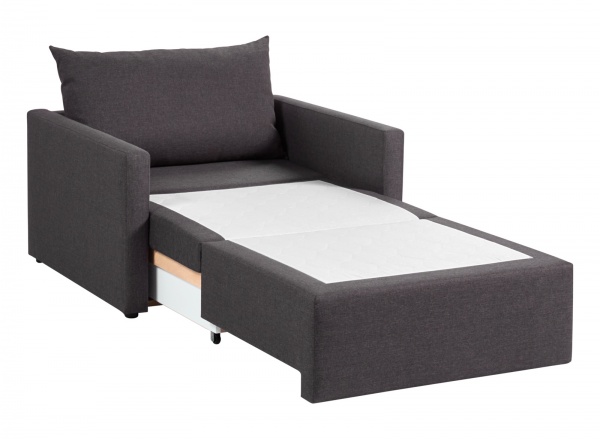 Кресло раскладное Мебель Прогресс Кельн темно-серый 