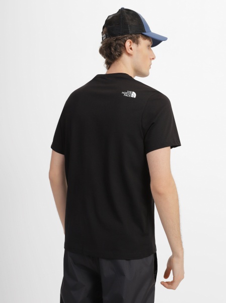 Футболка THE NORTH FACE M S/S RUST 2 TEE NF0A4M68H211 р.L чорний
