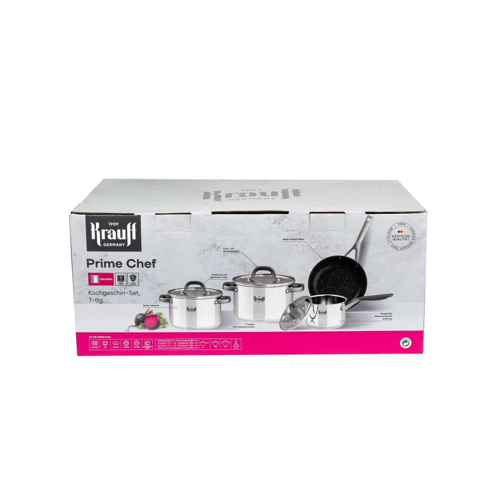 Набір посуду Krauff Prime Chef 7 предметів 26-303-012