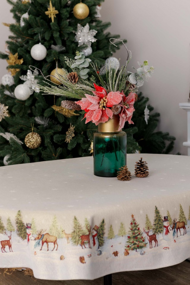 Скатерть овальная