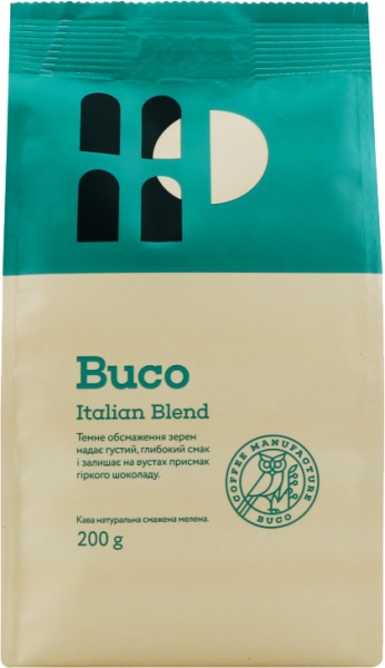 Кофе молотый Buco Рецепт Италии 200 г