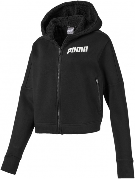Джемпер Puma NU-TILITY FZ Hoody 58010001 р. XS чорний