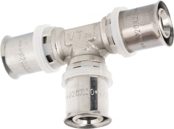 Тройник Valtec пресс d20 мм