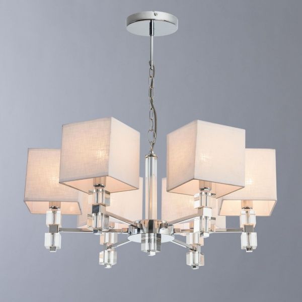 Люстра подвесная Arte Lamp 6x60 Вт E14 хром A5896LM-6CC 