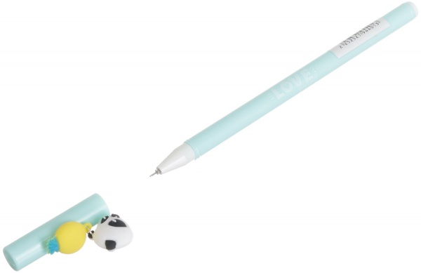 Ручка гелевая Экзотик голубой 