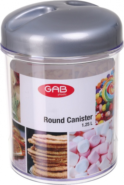 Контейнер с крышкой 1,25 л GAB Plastic