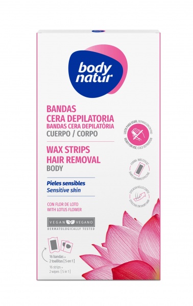 Воскові смужки Body Natur Sensitive Skin 16 шт./уп.