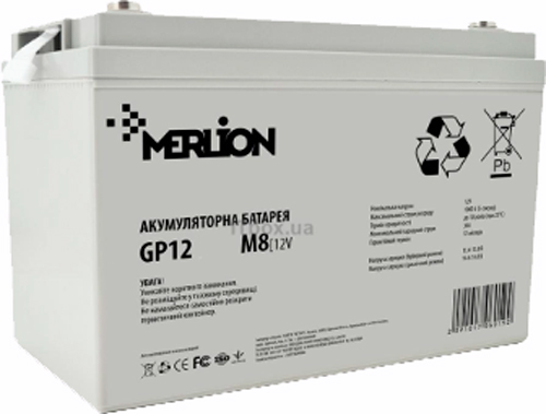 Акумулятор свинцевий Merlion AGM GP12800M8 12V 80Ah