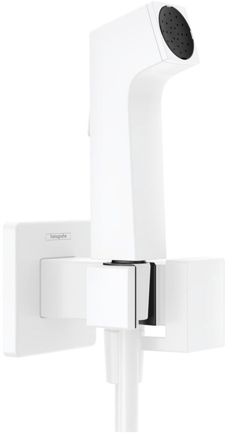 Гігієнічний душ Hansgrohe Bidette зі шлангом 1,25 м і тримачем 29233700 білий матовий