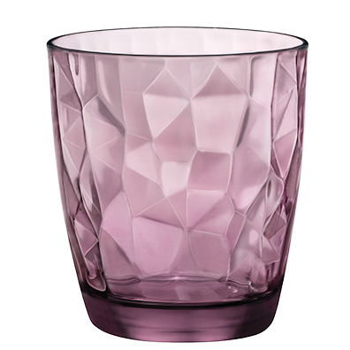 Стакан низкий Diamond Rock purple 305 мл 1 шт. Bormioli Rocco 