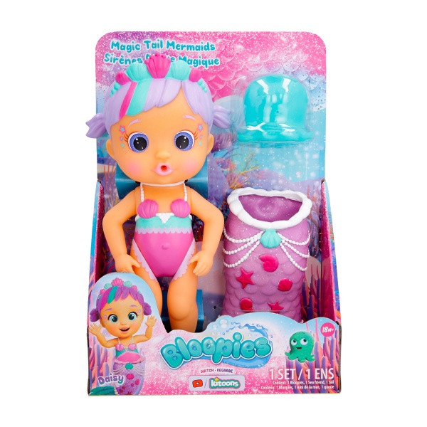 Кукла Bloopies из серии Волшебный хвост W2 Русалочка Дейзи с аксессуарами 908727