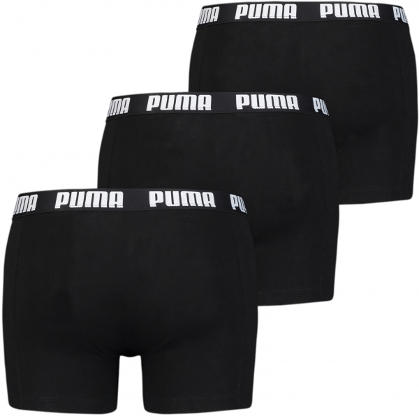 Трусы Puma MEN EVERYDAY BOXER 3P BLACK 93529401 р.M черный