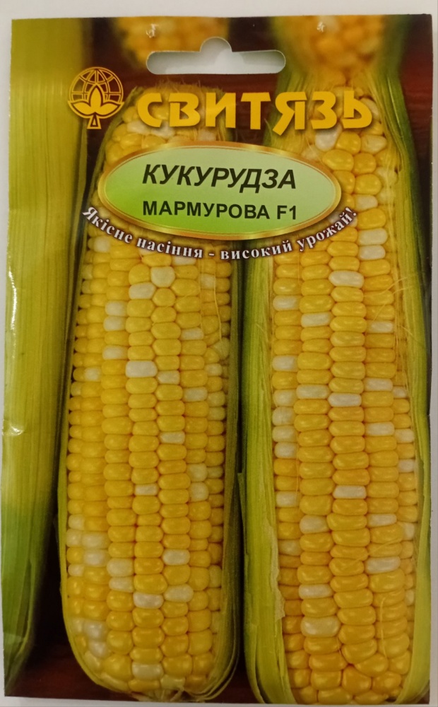 Насіння Свитязь кукурудза цукрова Мармурова F1 40 шт. (4820100639001)