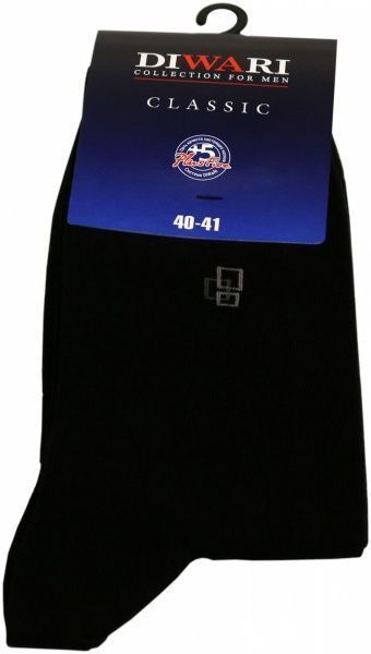 Шкарпетки Diwari CLASSIC 008 р. 27 чорний 