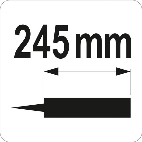 Пистолет для герметика YATO с двойным картриджем 245x100 мм YT-67574