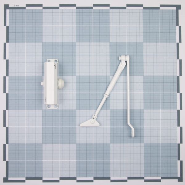 Доводчик дверной MVM DC1-223-IV W белый 85 кг