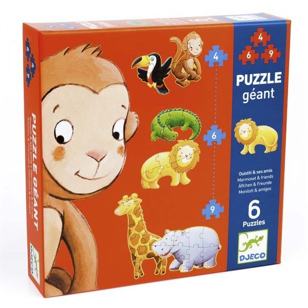 Пазл-гигант Djeco Обезьянка Остин и его друзья DJ07114