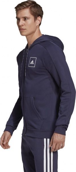 Джемпер Adidas M 3S Tape FZ FR7212 р. M синій