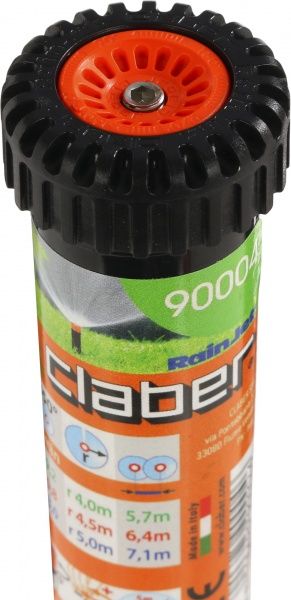 Дощувач Claber висувний круговий 0-350° 2