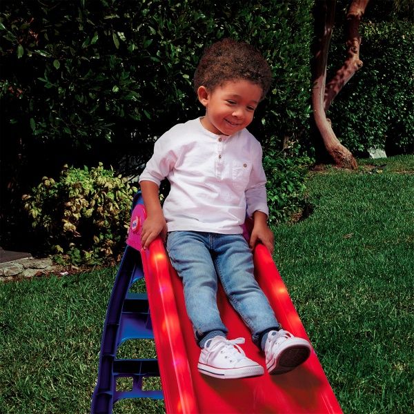 Горка Little Tikes складная с подсветкой Первый спуск