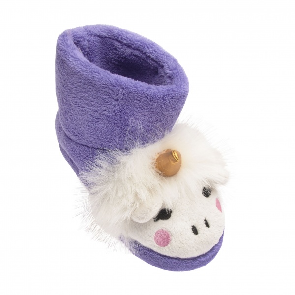 Капці дитячі для дівчинки Home Story р.21-22 фіолетовий 211552-5 