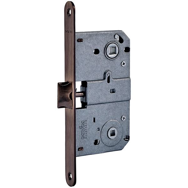 Дверной замок межкомнатный MVM M-90 АВ старая бронза