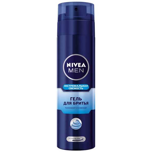 Гель для бритья Nivea MEN Экстремальная свежесть 200 мл