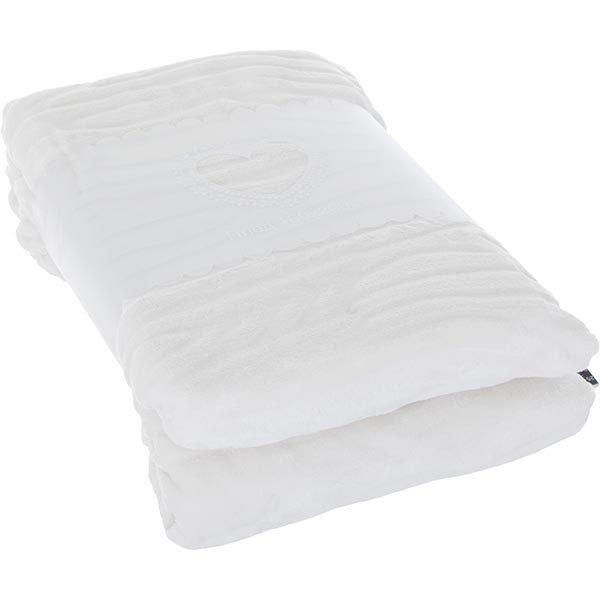 Плед фланелевий Underprice Зебра білий 160x200 см