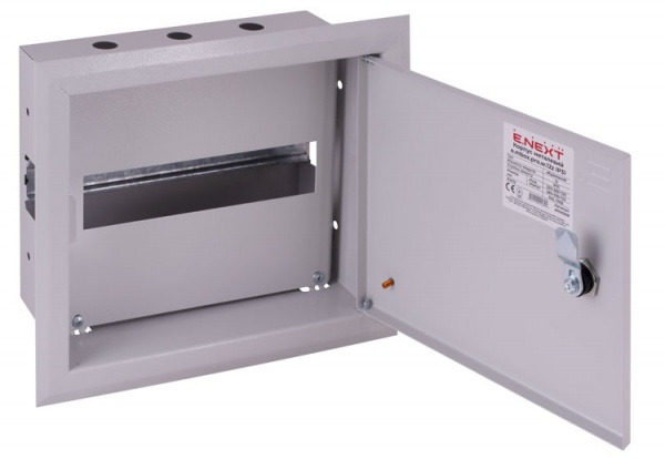 Корпус E.NEXT Корпус металевий e.mbox.pro.w.12 IP31 вбудований на 12 модулів p0100208