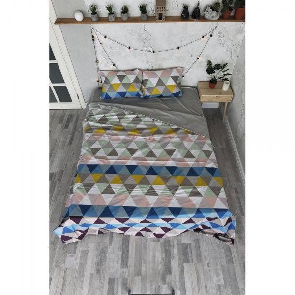 Комплект постельного белья Anglesea 1.5 разноцветный принт SoundSleep 
