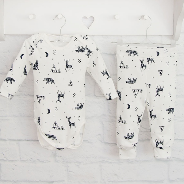 Комплект дитячого одягу Blanka Орігамі бежевий р.74 110261 