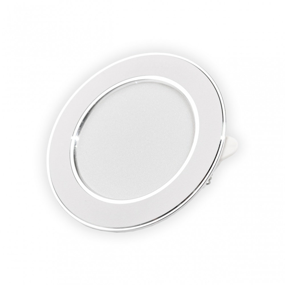 Светильник светодиодный встраиваемый Hopfen TH-CH 6 Вт 4200 К белый/хром