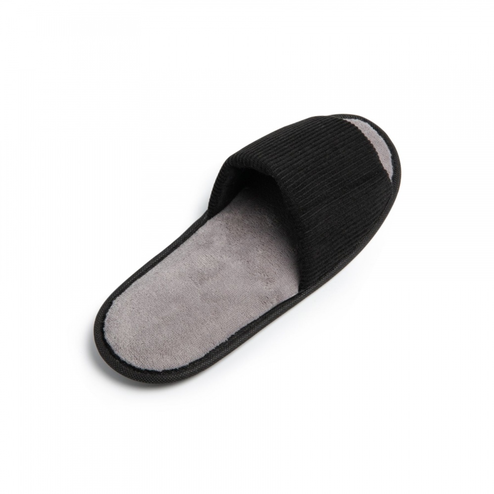 Тапки домашние Twins HS-VL вельвет mono р.42/28 черный