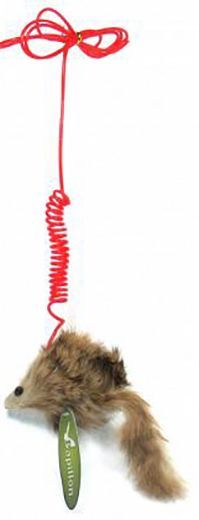 Іграшка для котів Papillon миша хутряна, довгошерстна, 9 см