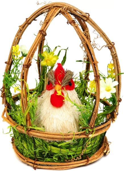 Декорация пасхальная Курица на гнезде C739383B