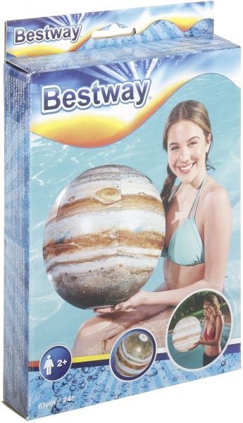М’яч надувний Bestway Юпітер 61 см з підсвіткою