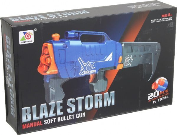 Игрушечное оружие Blaze Storm бластер + 20 пуль ZC7102