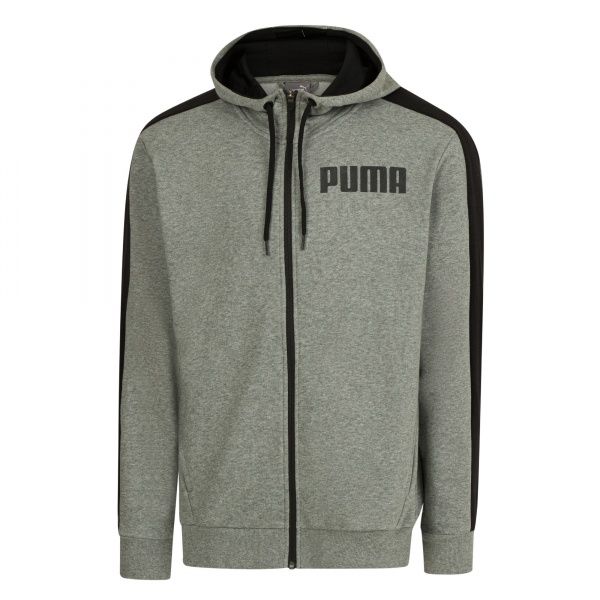 Джемпер Puma Contrast FZ Hoody FT M 85173402 р. M серый