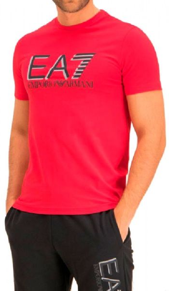 Футболка EA7 T-short 3HPT62-PJ03Z-1451 S червоний